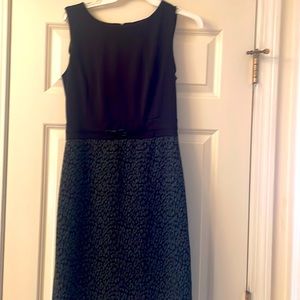 Calvin Klein sheath dress black and gray